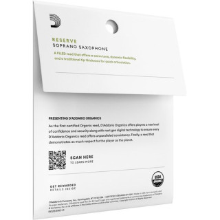 Даддарио Вудвиндс Органический резерв СОП 2,5 3Р DAddario Woodwinds Organic Reserve SOP 2.5 3P