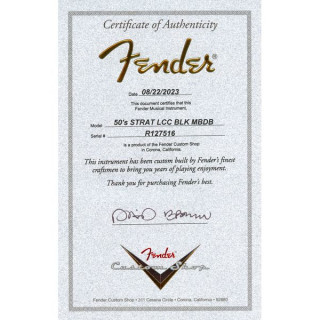 Электрогитара Fender 50s Strat LLC BLK MBDB