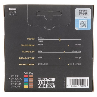 Золотая скрипка Thomastik Rondo 4/4 Medium Thomastik Rondo Gold Violin 4/4 Medium