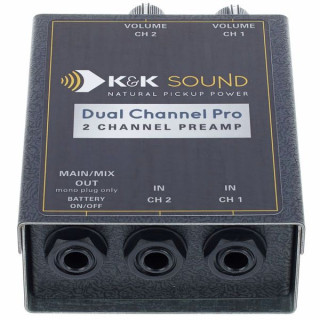 Двухканальный профессиональный предусилитель K&K K&K Dual Channel Pro Preamp