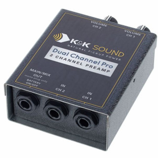 Двухканальный профессиональный предусилитель K&K K&K Dual Channel Pro Preamp