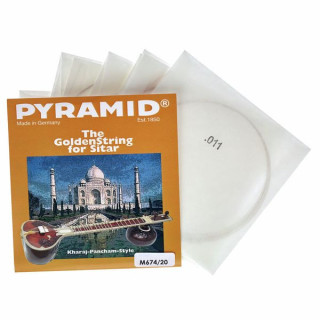 Пирамида M674/20 средних струн для ситара Pyramid M674/20 Medium Sitar Strings
