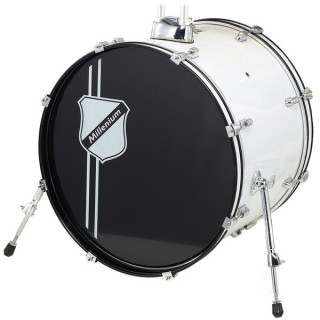 Бас-барабан Millenium Focus 20"x16" белый Millenium Focus 20"x16" Bass Drum White