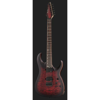 Harley Benton Amarok-6 BKRD стеганый взрыв Набор №558096 Harley Benton Amarok-6 BKRD Quilted Burst Bundle №558096