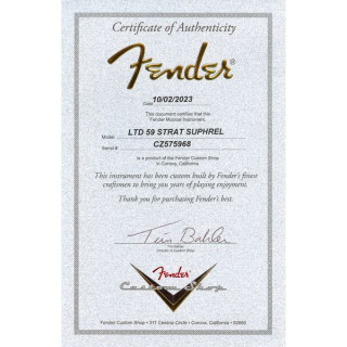 Крыло 59 Strat ASBoC3CS Super Relic Fender 59 Strat ASBoC3CS Super Relic