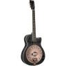 Резонаторная гитара Ortega RRG40CE-DBK