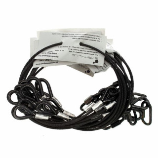 Комплект безопасности Stairville 60см/3мм Bk 10шт Stairville Safety Set 60cm/3mm Bk 10pcs