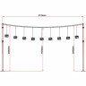 телескопическая штанга Global Truss CC50101 Telescopic Bar 0,9-1,5 Global Truss CC50101 Telescopic Bar 0,9-1,5