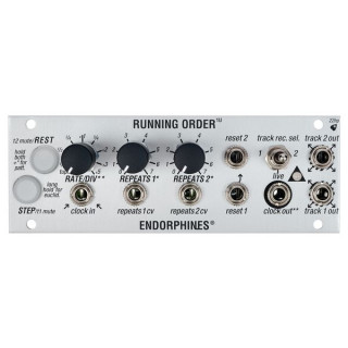 Секвенсор Endorphin.es Running Order 1U Silver Endorphin.es Running Order 1U Silver