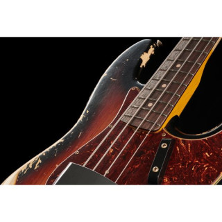 Fender 62 Джазовый бас Heavy Relic 3TS Fender 62 Jazz Bass Heavy Relic 3TS