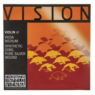 Струна для скрипки Thomastik Vision Violin D 4/4 medium Thomastik Vision Violin D 4/4 medium