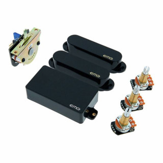 Комплект звукоснимателей с электроникой EMG SA/SA/81 Black EMG SA/SA/81 Black
