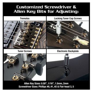 Музыкальный набор инструментов MusicNomad для гитар PRS (18 шт) MusicNomad PRS Guitars 18 pc Tool Kit
