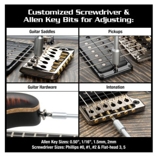 Музыкальный набор инструментов MusicNomad для гитар PRS (18 шт) MusicNomad PRS Guitars 18 pc Tool Kit