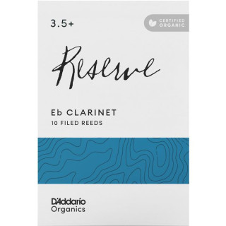 Трости для кларнета DAddario Woodwinds Organic Reserve Eb CLAR 3.5+ DAddario Woodwinds Organic Reserve Eb CLAR 3.5+