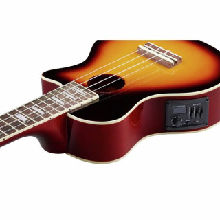 Harley Benton UK-L100E ПРОТИВ гавайской гитары сопрано Harley Benton UK-L100E VS Soprano Ukulele