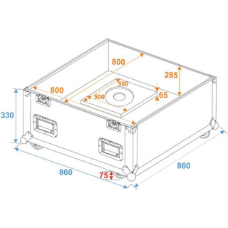 Чехол для зеркального шара Flyht Pro Mirror Ball Case 75 Flyht Pro Mirror Ball Case 75