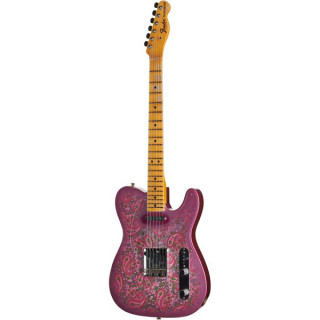Fender 68 Tele Розовая реликвия в стиле Пейсли Fender 68 Tele Pink Paisley Relic