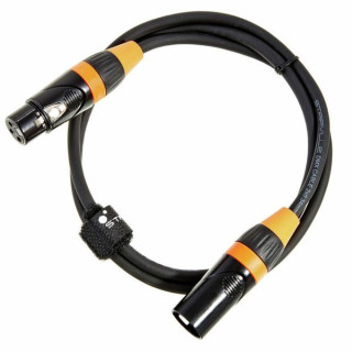 DMX-кабель Stairville PDC3CC DMX Cable 1,0 m 3 pin Stairville PDC3CC DMX Cable 1,0 m 3 pin