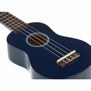 Гавайская гитара Harley Benton UK-12 сопрано синего цвета Harley Benton UK-12 Soprano Ukulele Blue