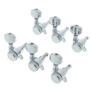 Локовые колки Harley Benton Parts Locking Tuners 6L CR Harley Benton Parts Locking Tuners 6L CR