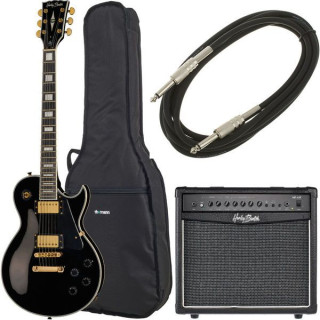 Винтажная серия Harley Benton SC-500 BK Набор №371721 Harley Benton SC-500 BK Vintage Series Bundle №371721