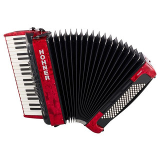 Аккордеон Hohner Bravo III 96 silent key red Hohner Bravo III 96 silent key red