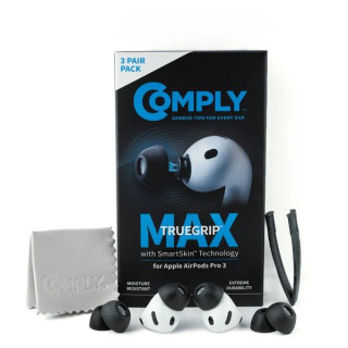 Совместимые с AirPods Pro 3rd Gen  TrueGrip MAX Comply TrueGrip MAX AirPods Pro 3 S