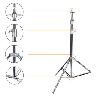 Подставка для светильника Walimex pro 270 см для тяжелых условий эксплуатации Walimex pro  Lamp Stand 270cm Heavy Duty