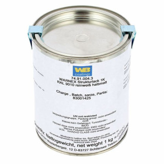 Структурная краска Warnex белая 1 кг Warnex Structure Paint White 1Kg