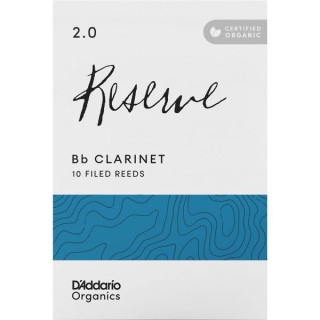 Трость для кларнета DAddario Woodwinds Organic Reserve Clarinet 2.0 DAddario Woodwinds Organic Reserve Clarinet 2.0
