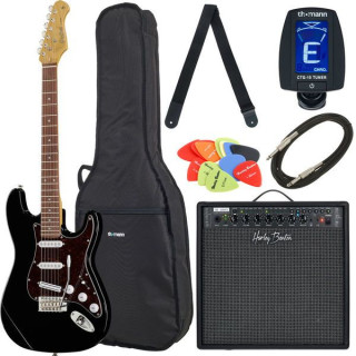 Harley Benton ST-62BK Хот-род Набор №533599 Harley Benton ST-62BK Hot Rod Bundle №533599