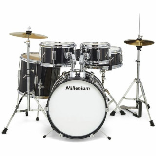 Младшая ударная установка Millenium Focus черная Millenium Focus Junior Drum Set Black