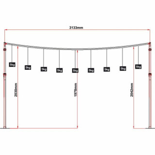 Перекрестие Global Truss CC50203 Tele. Crossbar 2,2-3,6 Global Truss CC50203 Tele. Crossbar 2,2-3,6