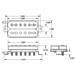 Звукосниматель Seymour Duncan Voltage Neck Pickup White Seymour Duncan Voltage Neck Pickup White