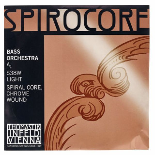 Thomastik S38W Spirocore A Бас 4/4 Л Thomastik S38W Spirocore A Bass 4/4 L