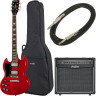 Harley Benton DC-580LH CH Винтажный комплект Ser Harley Benton DC-580LH CH Vintage Ser Bundle