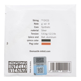 Thomastik DY23 Dynamo G Виолончель 4/4 Thomastik DY23 Dynamo G Viola 4/4
