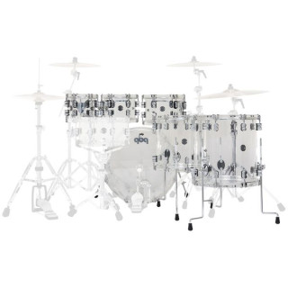 DW PDP Concept Кристально-прозрачный комплект из 6 шт. DW PDP Concept Clear Acrylic 6pc