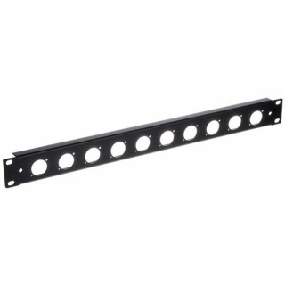 Панель стойки Thon 1U 10 XLR 90° Thon Rack Panel 1U 10 XLR 90°