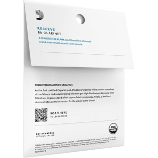 Даддарио Деревянные духовые инструменты органического происхождения. CLAR 3.5 3P DAddario Woodwinds Organic Res. CLAR 3.5 3P