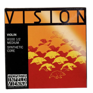 Струны для скрипки Thomastik Vision VI100 1/2 средний Thomastik Vision VI100 1/2 medium