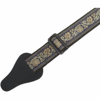 Tavmusic.ru Болливуд Ремень Синий и Золотой Thomann Bollywood Strap Blue & Gold