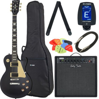 Электрогитара Harley Benton SC-400 SBK Classic Series Bundle №533707 (Комплект)