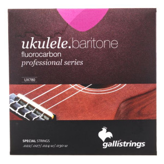 Струны Galli Strings UX780 Струны для гавайской гитары для баритона Galli Strings UX780 Baritone Ukulele Strings