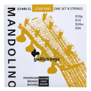 Струны Galli G1440 CL для мандолины Str. Свет Galli Strings G1440 CL Mandolin Str. Light