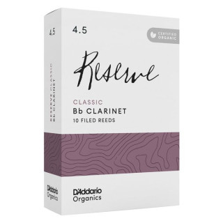 Трость для кларнета DAddario Woodwinds Organic Reserve Cl. CLAR 4.5 DAddario Woodwinds Organic Reserve Cl. CLAR 4.5