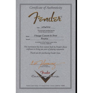 Крыло 62 Strat NOS MN 3CS Fender 62 Strat NOS MN 3CS