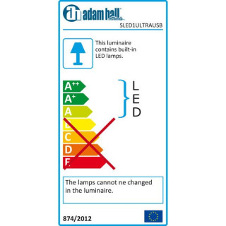 Лампа на гусиной шее Adam Hall SLED 1 Ultra USB Adam Hall SLED 1 Ultra USB