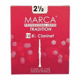 Трости для кларнета Marca Tradition Bb- Clarinet 2.5 Marca Tradition Bb- Clarinet 2.5
